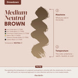 FADE MEDIUM NEUTRAL BROWN Eyebrow Pigments 0.5 fl. oz. / 15 ml pigments