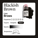 Perma Blend PMU Ink - Blackish Brown 15ml