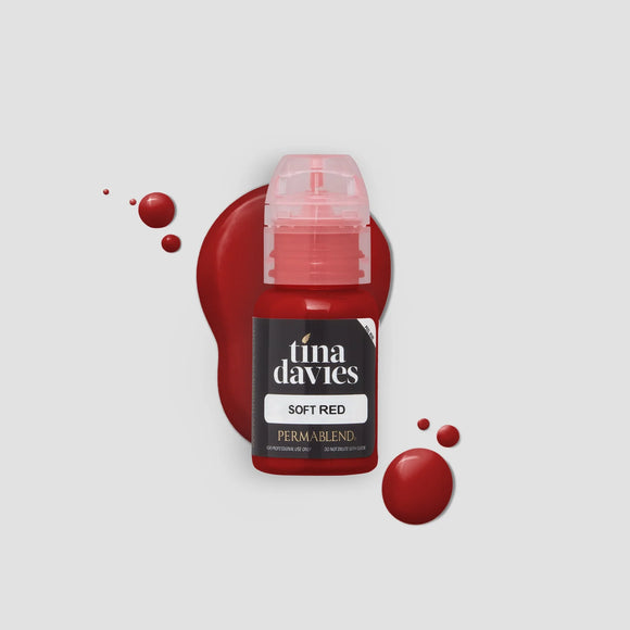 TINA DAVIES I 💋 INK Lip Pigments Soft Red 0.5 fl oz 15ml