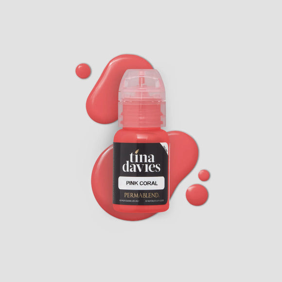 TINA DAVIES I 💋 INK Lip Pigments Pink Coral 0.5 fl oz 15ml