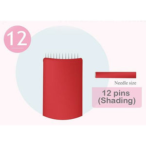Princess Brows Manual Microblade Needle 12 Pins Shading Needle - VU LONDON PMU UK