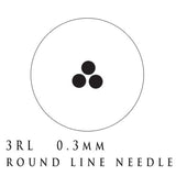 Sly - 3RL ( 0.3mm ) Round Line Crartidges - VU LONDON PMU UK