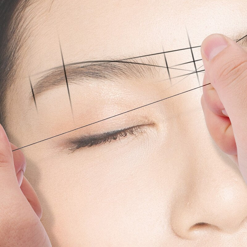map out your eyebrows