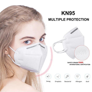 KN95 Dustproof Anti-fog Breathable 95% Filtration Mouth Mask 4 Layer - VU LONDON PMU UK