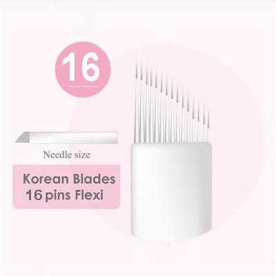 Princess Brows Manual Microblade Needles 16 Pins Flexi - VU LONDON PMU UK