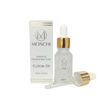 MONCHI Nail & Cuticle Revitalising Oil 15ml Organic Jojoba (Coconut) - VU LONDON PMU UK